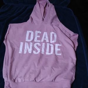 Vintage Distressed Hooded Shirt